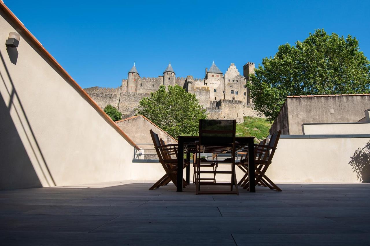 La Terrasse De La Tour Pinte. Apartment Carcassonne Exterior photo